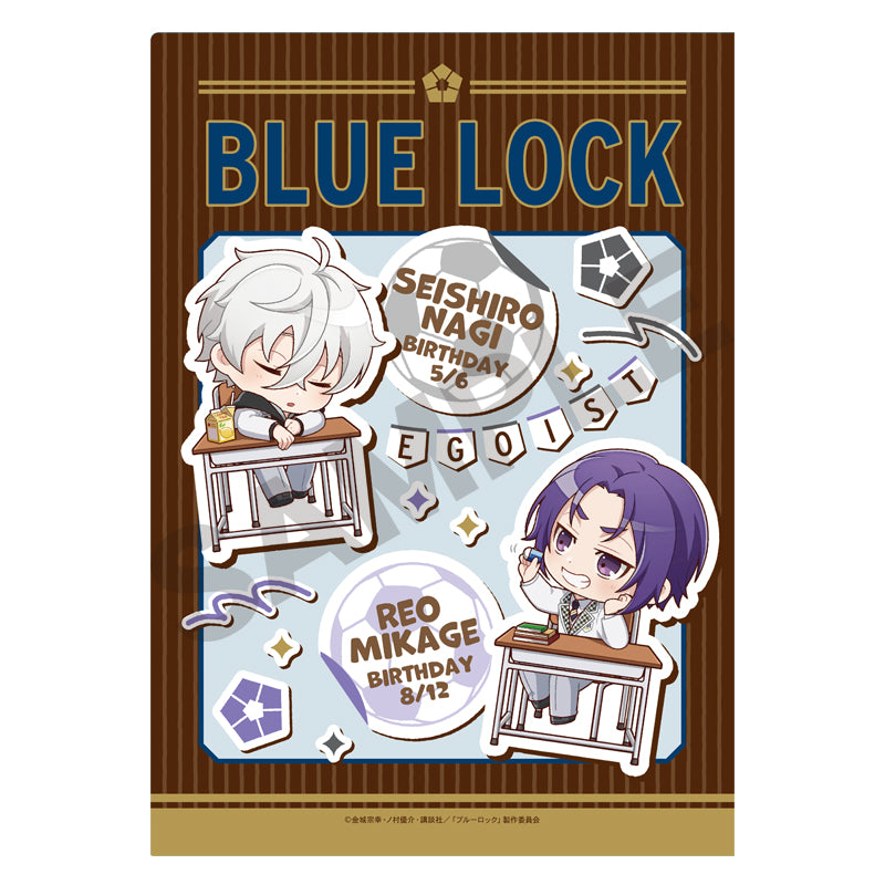 ブルーロック_シングルクリアファイル ブラウン ぷちクラ