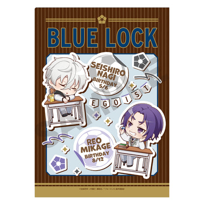 ブルーロック_シングルクリアファイル ブラウン ぷちクラ