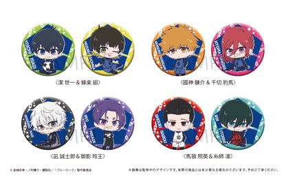 ブルーロック_ちびキャラ缶バッジセット 國神 錬介&千切 豹馬