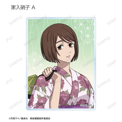 呪術廻戦_ 花やしきコラボ 描き下ろしイラスト 懐玉・玉折 浴衣ver. トレーディングアクリルカード(単位/BOX)