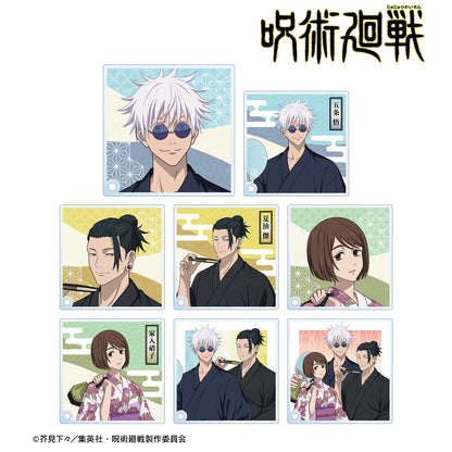 呪術廻戦_ 花やしきコラボ 描き下ろしイラスト 懐玉・玉折 浴衣ver. トレーディングアクリルスタンドパネル(単位/BOX)