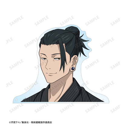 呪術廻戦_ 花やしきコラボ 描き下ろしイラスト 懐玉・玉折 夏油 傑 浴衣ver. 特大ダイカットアクリルパネル