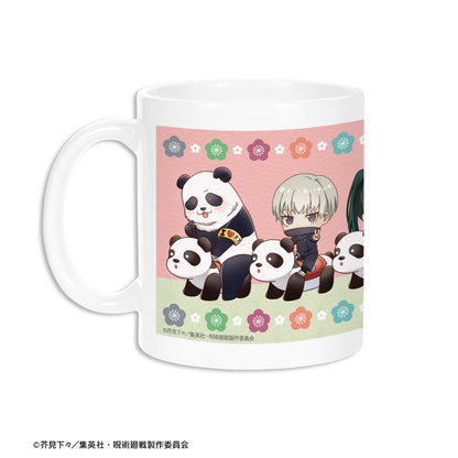 呪術廻戦_ 花やしきコラボ 集合 ちびキャラ アトラクションver. マグカップ