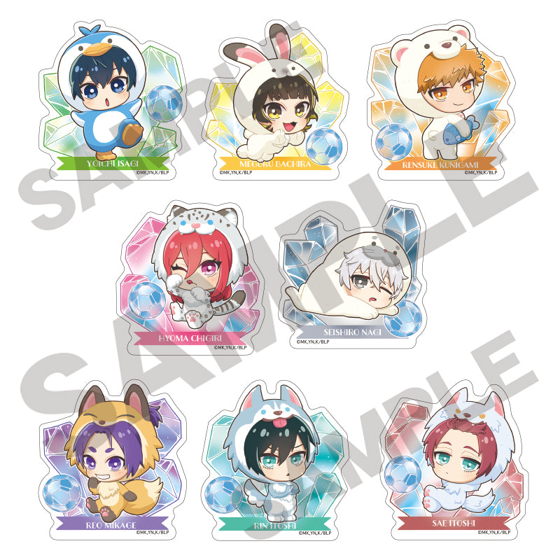 ブルーロック_トレーディングアクリルクリップ きぐるみんず ひんやり【コンプリートBOX／1BOX8パック入り】