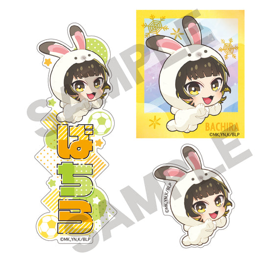 ブルーロック_ステッカーセット 蜂楽廻 きぐるみんず ひんやり