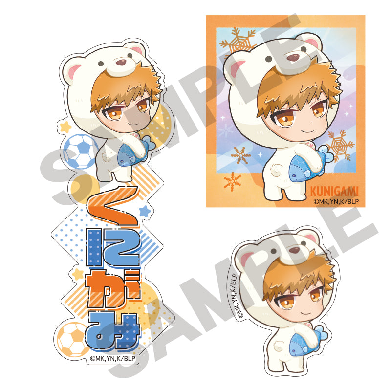 ブルーロック_ステッカーセット 國神錬介 きぐるみんず ひんやり