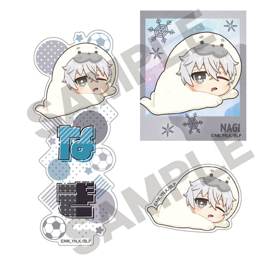 ブルーロック_ステッカーセット 凪誠士郎 きぐるみんず ひんやり