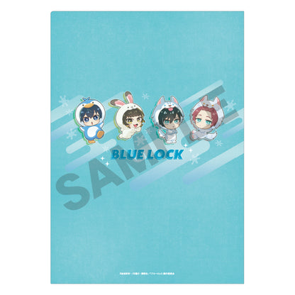 ブルーロック_シングルクリアファイル ブルー きぐるみんず ひんやり