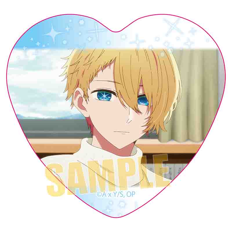 【推しの子】_メモリーズハート缶バッジ/アクアB