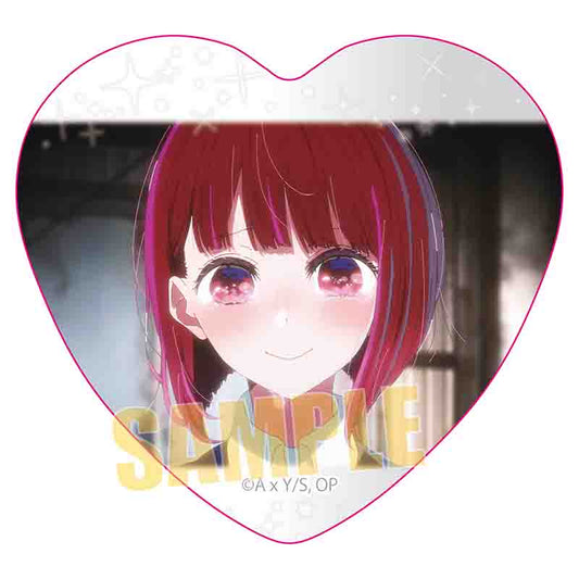 【推しの子】_メモリーズハート缶バッジ/有馬かなA