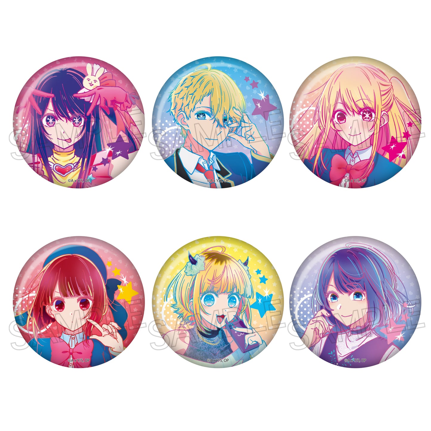 【推しの子】_ビビッドライン 缶バッジ 1BOX【コンプリートBOX】