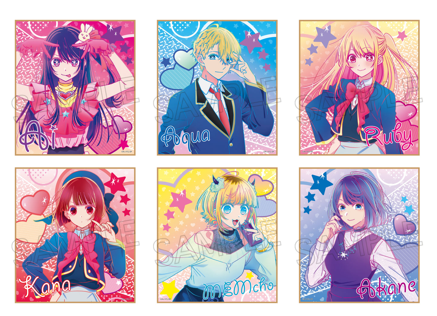 【推しの子】_ビビッドライン トレーディング色紙 1BOX【コンプリートBOX】