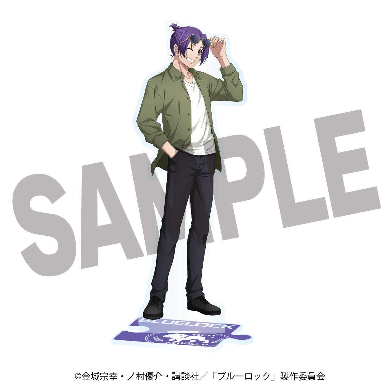 ブルーロック_描き下ろしアクリルスタンド 御影玲王【ラウンドワン】