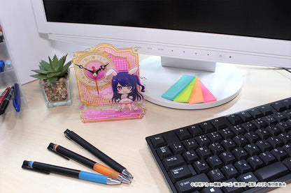 【推しの子】_ぷちちょこアクリル置時計【アイ】白ドレス