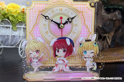 【推しの子】_ぷちちょこアクリル置時計【ルビー&かな&MEMちょ】白ドレス