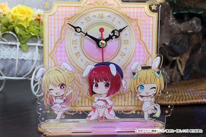 【推しの子】_ぷちちょこアクリル置時計【ルビー&かな&MEMちょ】白ドレス