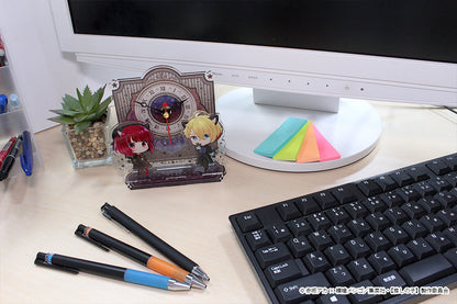 【推しの子】_ぷちちょこアクリル置時計【アクア&かな】黒ドレス