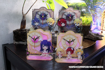 【推しの子】_ぷちちょこアクリル置時計【アクア&黒川あかね】黒ドレス