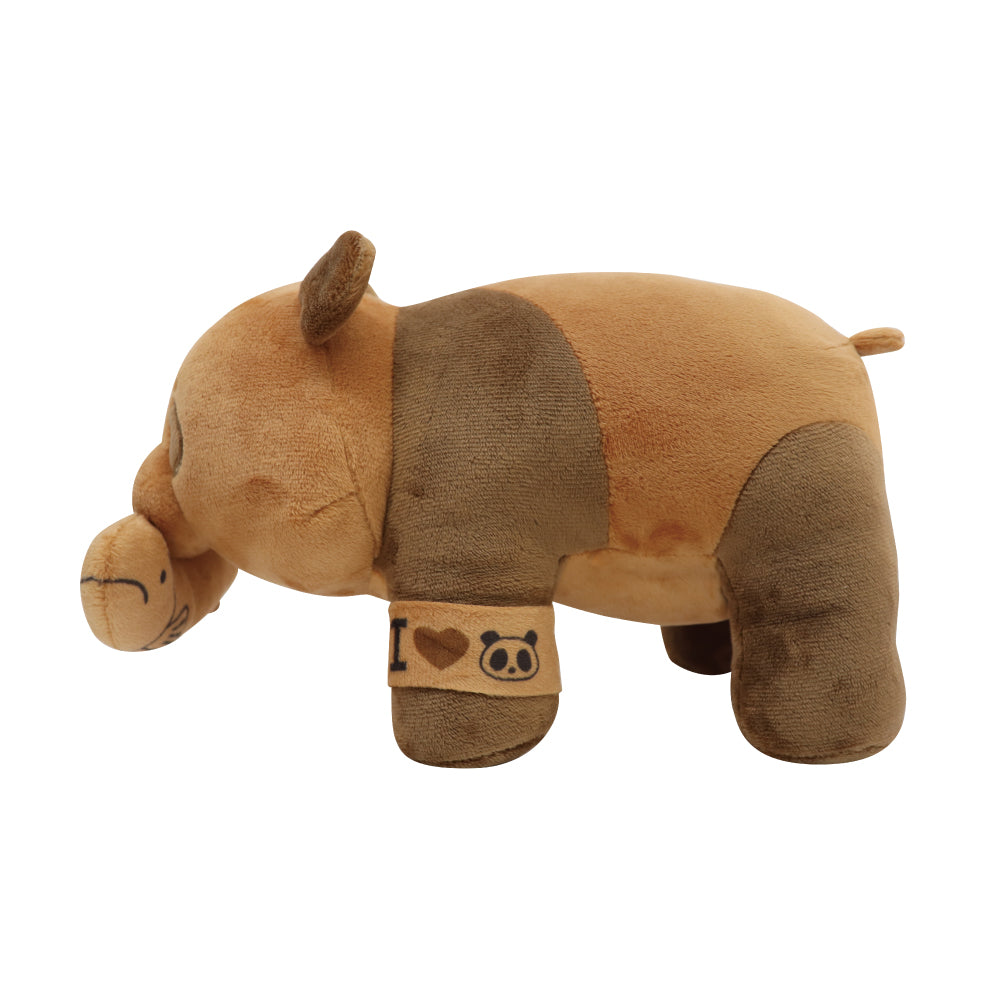 呪術廻戦_パンダの木彫り風ぬいぐるみ