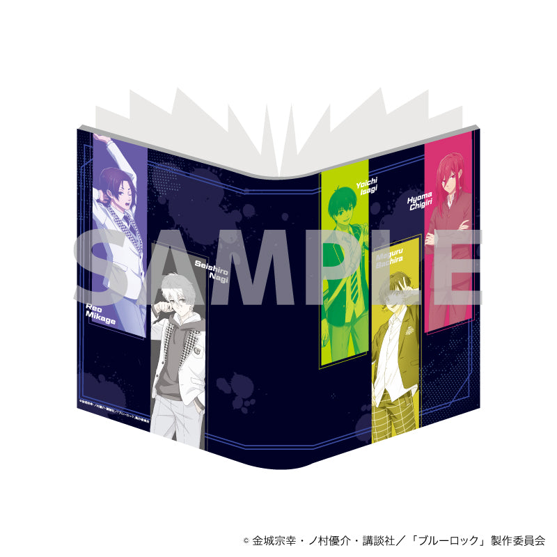 ブルーロック_プレミアムポストカードホルダー02/制服ver. 散りばめデザイン(描き下ろしイラスト)