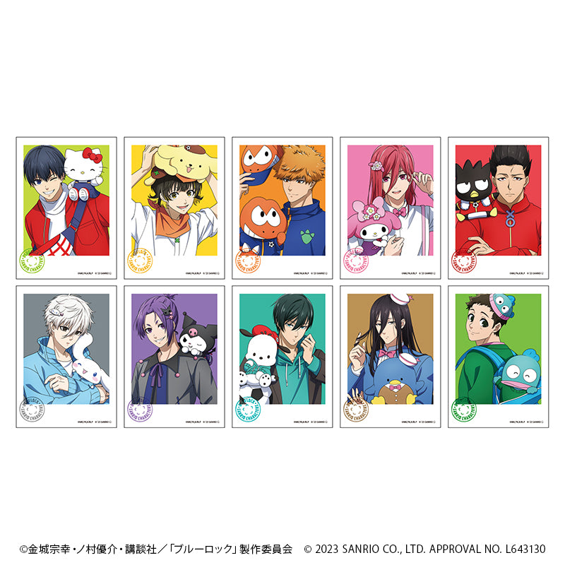ブルーロック×サンリオキャラクターズ_ミニブロマイド01/ボックス (全10種)(描き下ろしイラスト)