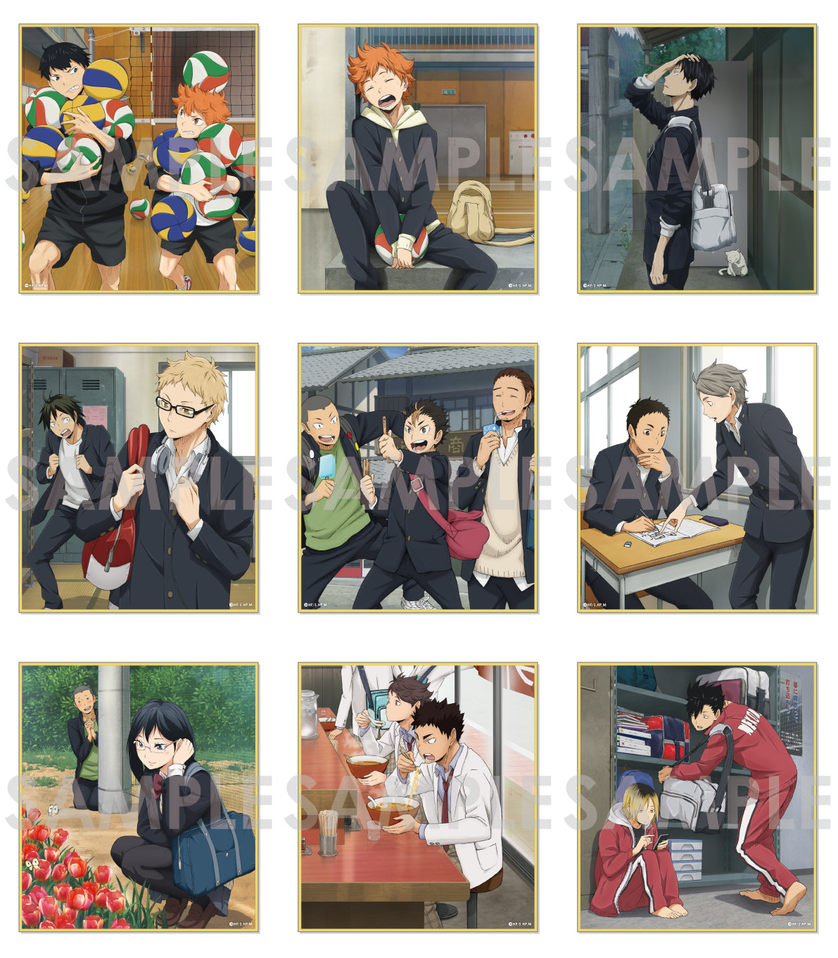 ハイキュー!!_トレーディングミニ色紙 ~放課後ローテーション~ 1BOX