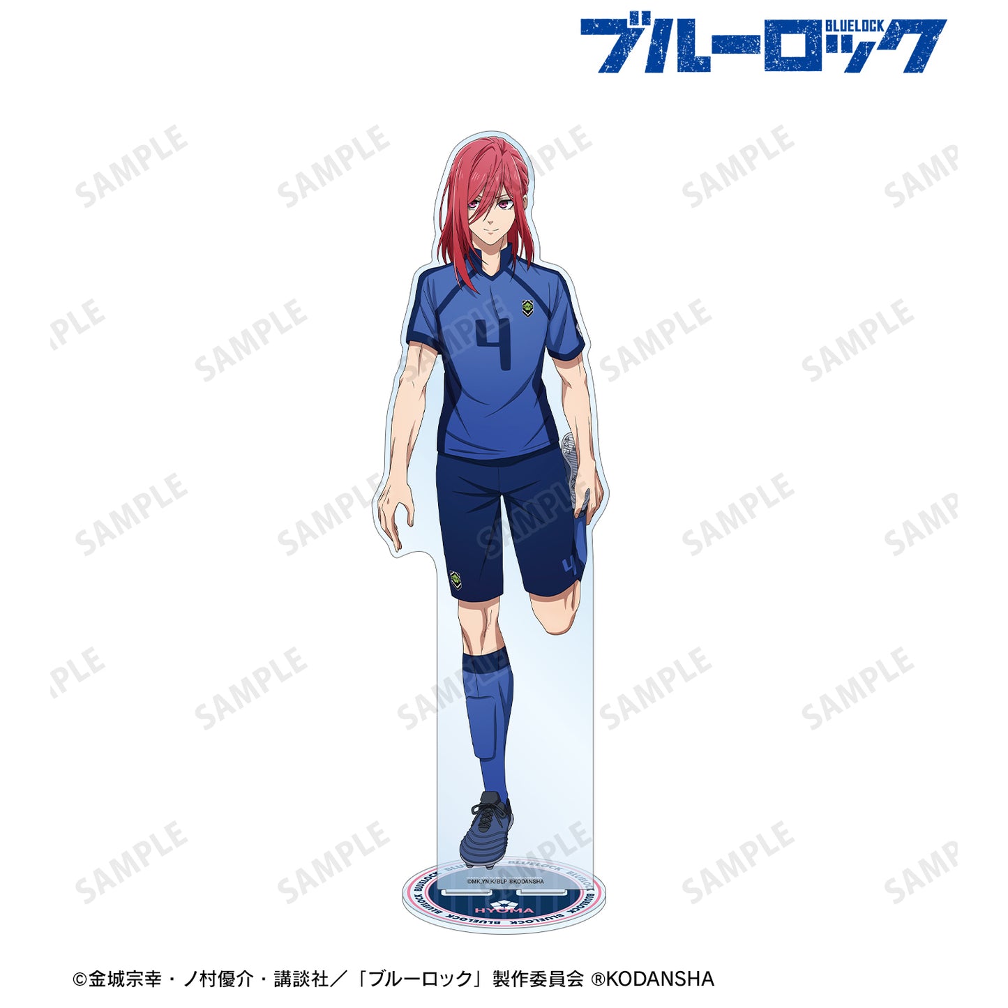 ブルーロック_描き下ろしイラスト 千切 豹馬 試合前の準備中ver. 特大アクリルスタンド