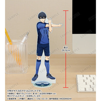 ブルーロック_描き下ろしイラスト 御影 玲王 試合前の準備中ver. 特大アクリルスタンド