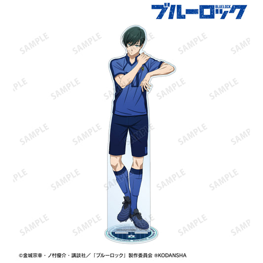 ブルーロック_描き下ろしイラスト 糸師 凛 試合前の準備中ver. 特大アクリルスタンド