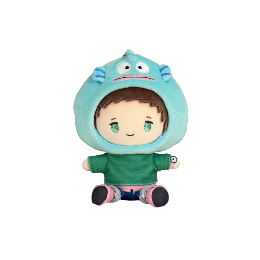 ブルーロック×サンリオキャラクターズ_むにゅぐるみマスコット/時光青志×ハンギョドン