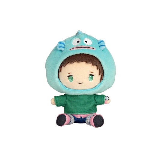 ブルーロック×サンリオキャラクターズ_むにゅぐるみマスコット/時光青志×ハンギョドン