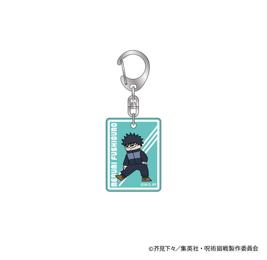 呪術廻戦_ジロリラバー塗装アクリルキーホルダー~体操ver~(伏黒 恵)