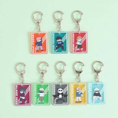 呪術廻戦_ジロリラバー塗装アクリルキーホルダー~体操ver~(狗巻 棘)