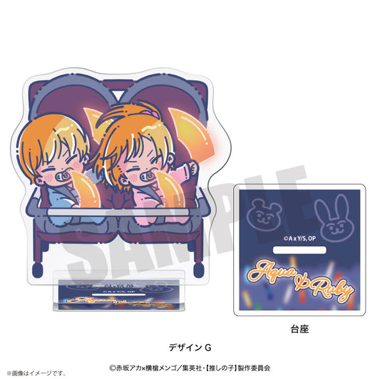 【推しの子】×れとぽぷ_アクリルスタンド　G　アクア＆ルビー