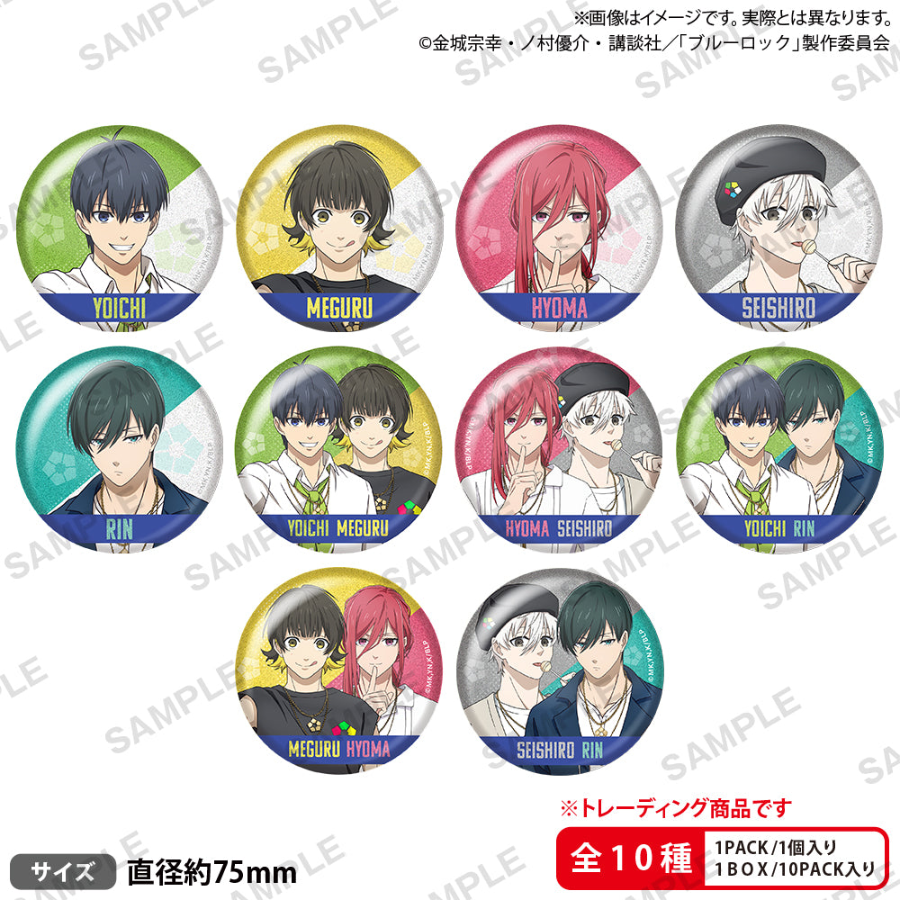 ブルーロック_トレーディングビッグホログラム缶バッジ Showtime!! 1BOX