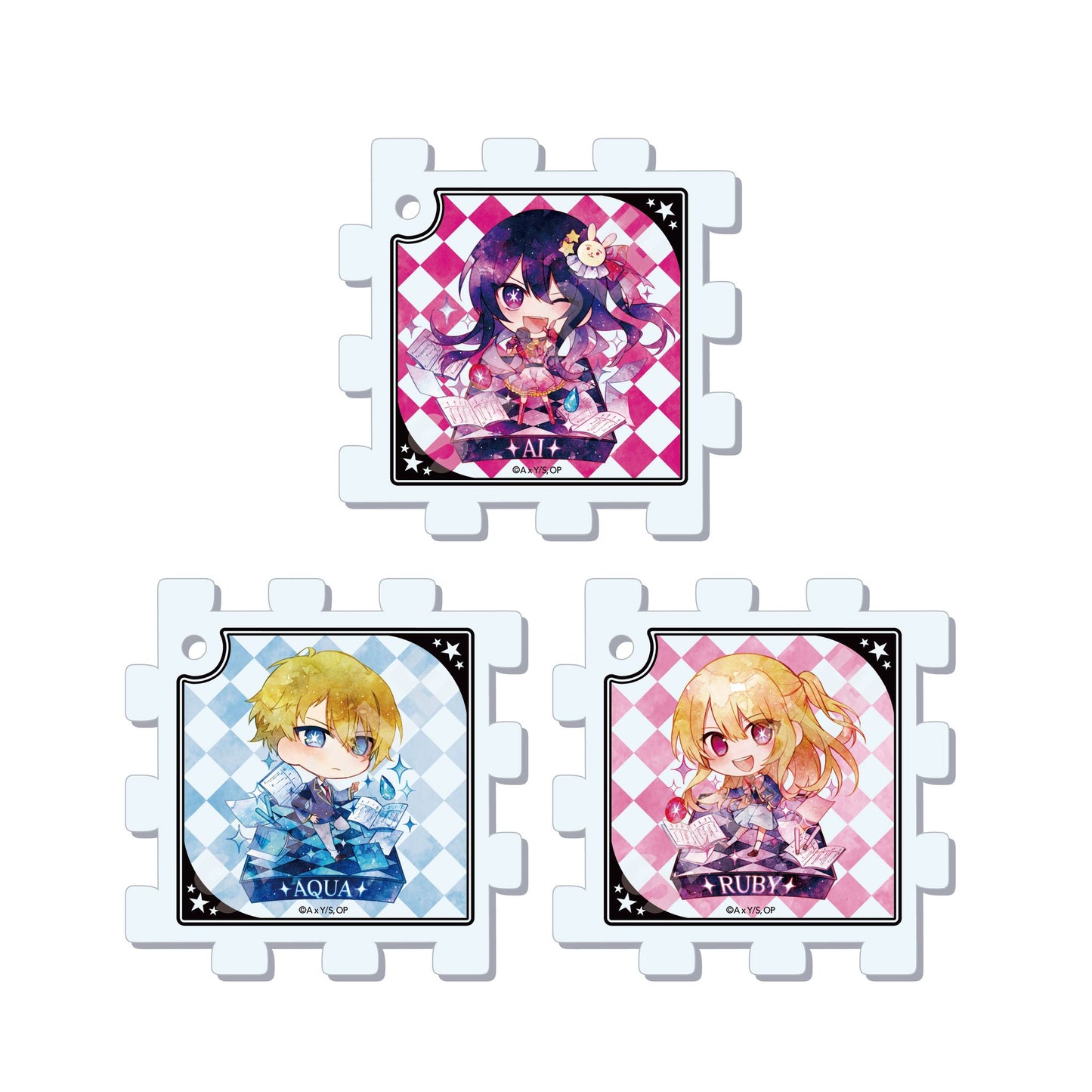 【推しの子】_キャラでるアート パズルキーホルダー /01 1BOX