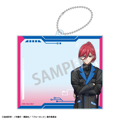 ブルーロック_フォトフレームキーホルダー_千切 豹馬_サイバーパンク
