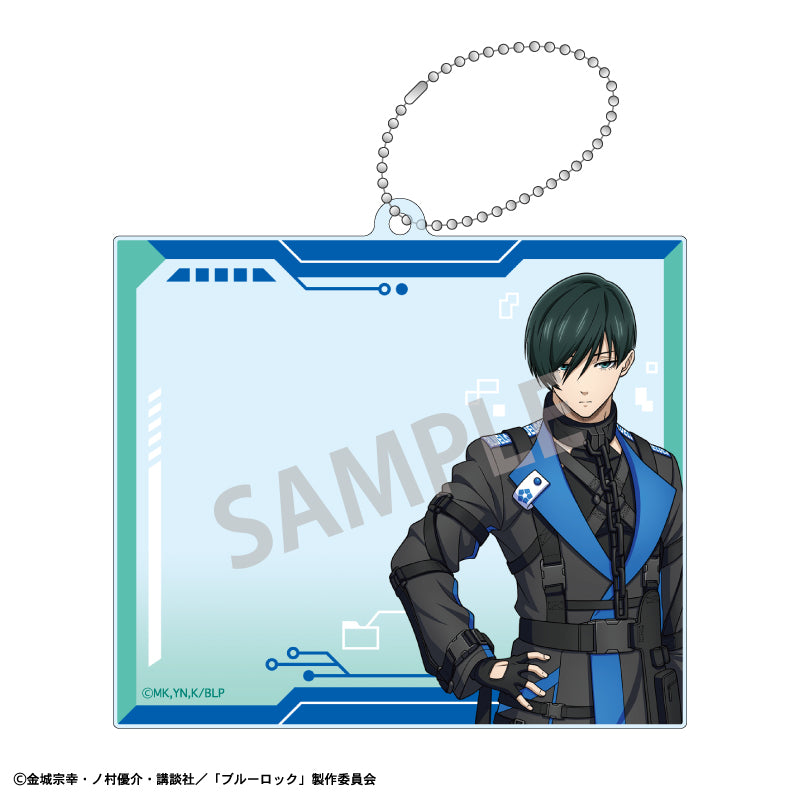 ブルーロック_フォトフレームキーホルダー_糸師 凛_サイバーパンク