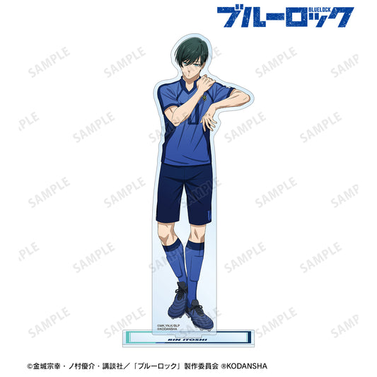 ブルーロック_描き下ろしイラスト 糸師 凛 試合前の準備中ver. BIGアクリルスタンド