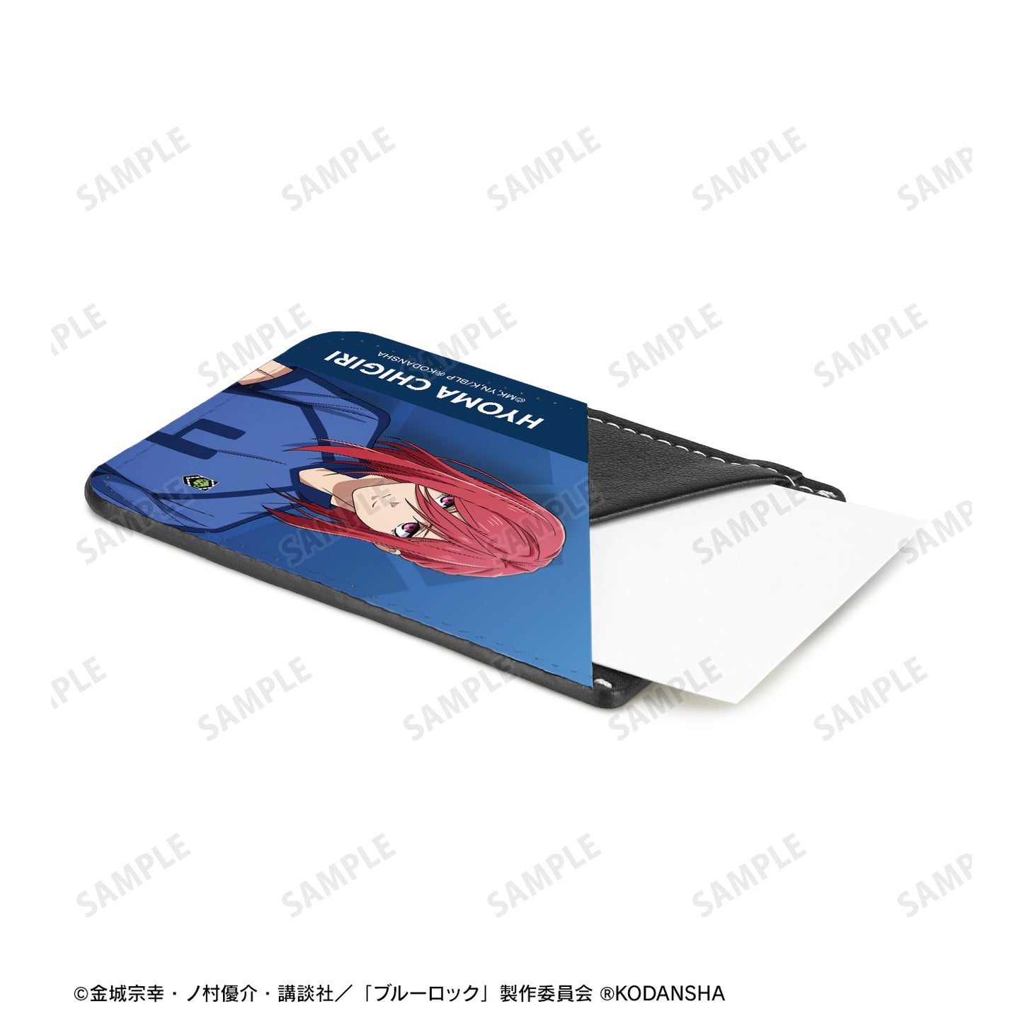 ブルーロック_描き下ろしイラスト 千切 豹馬 試合前の準備中ver. スマホカードポケット