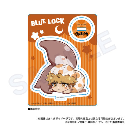 ブルーロック_ぎゃおコレ ミニキャラスタンド ベビたま ver. 國神 錬介