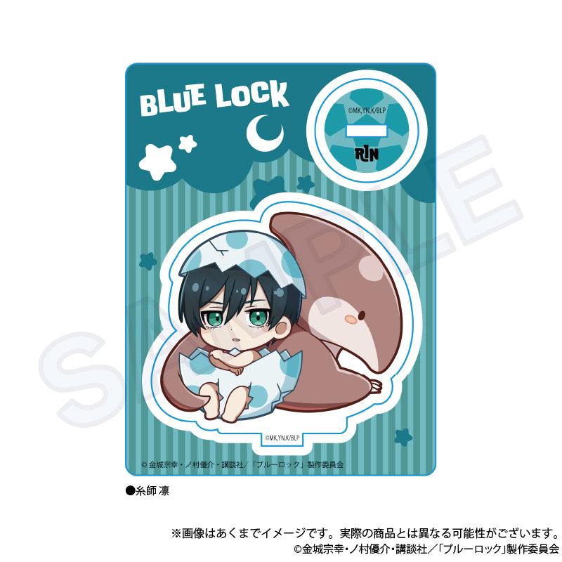 ブルーロック_ぎゃおコレ ミニキャラスタンド ベビたま ver. 糸師 凛