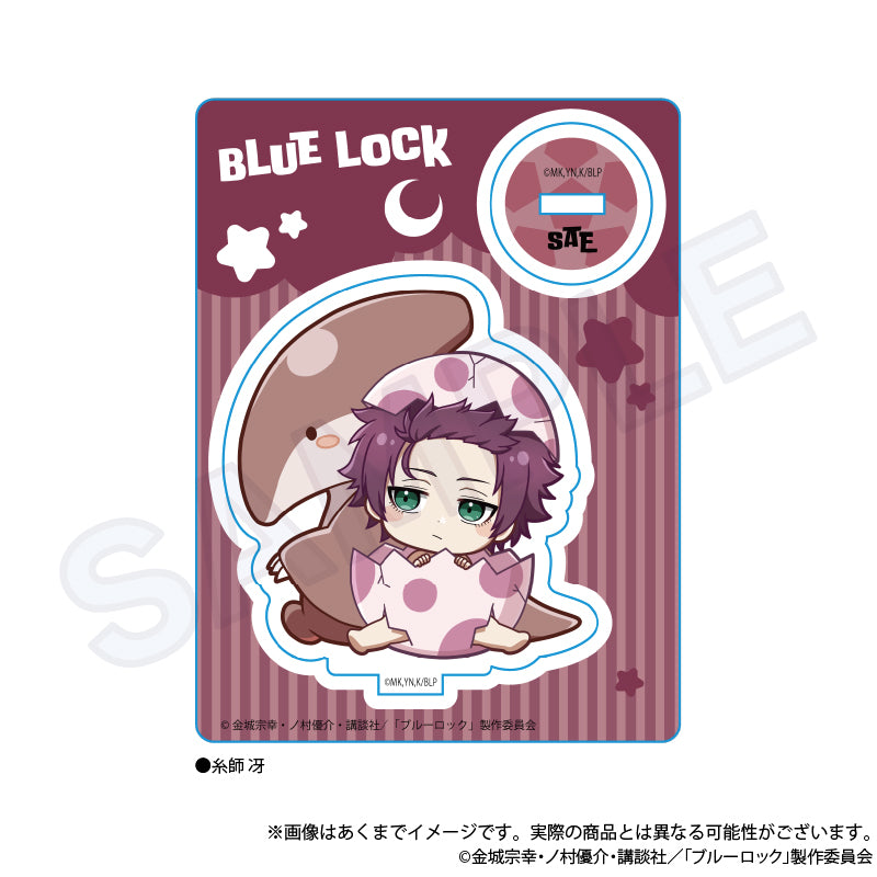 ブルーロック_ぎゃおコレ ミニキャラスタンド ベビたま ver. 糸師 冴