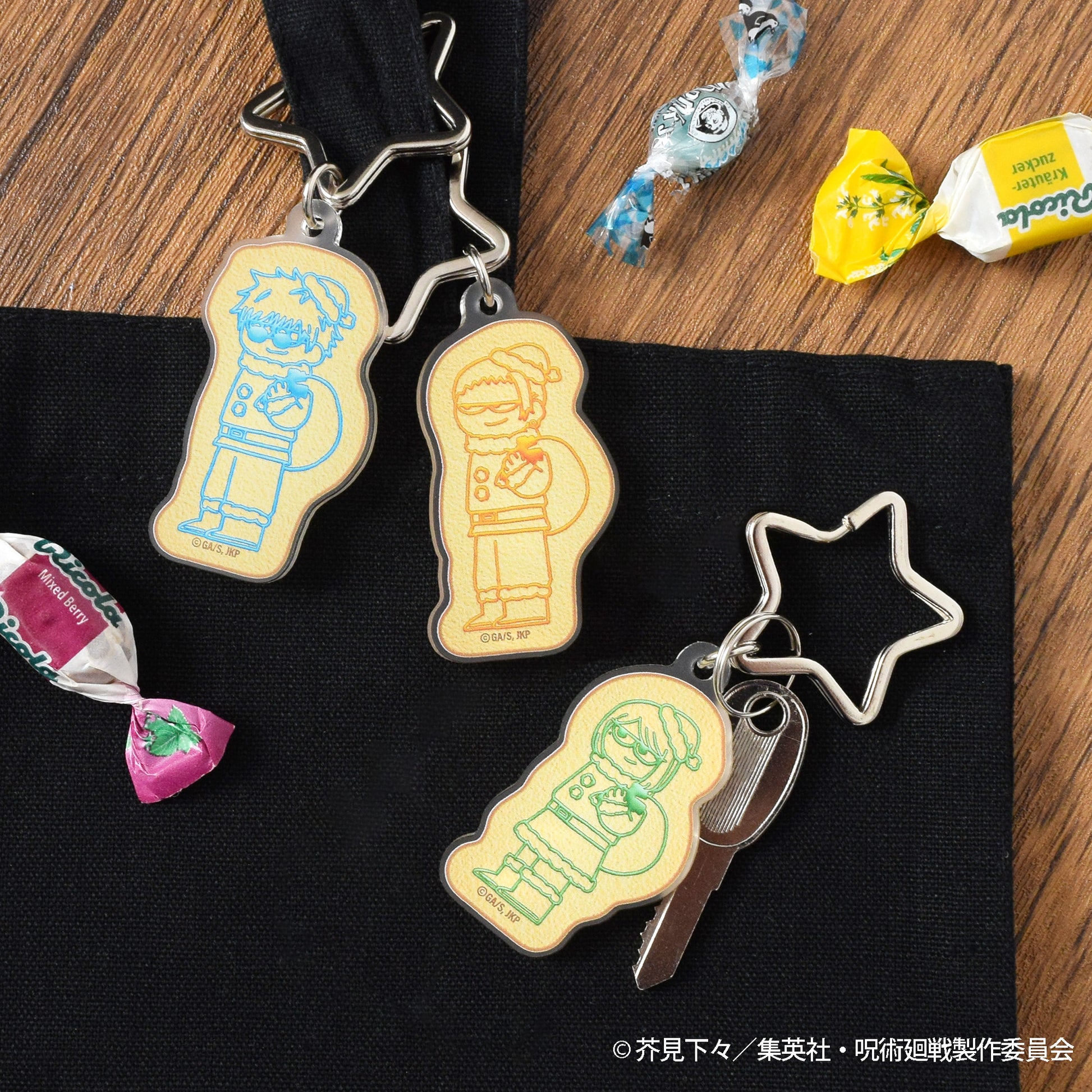 呪術廻戦_ジロリアイシングクッキー風アクリルキーホルダー~クリスマス 懐玉・玉折ver.~(黒井美里)