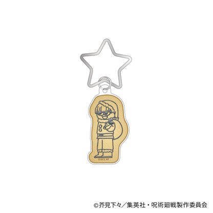 呪術廻戦_ジロリアイシングクッキー風アクリルキーホルダー~クリスマス 懐玉・玉折ver.~(灰原 雄)