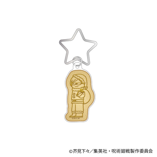 呪術廻戦_ジロリアイシングクッキー風アクリルキーホルダー~クリスマス 懐玉・玉折ver.~(七海 建人)