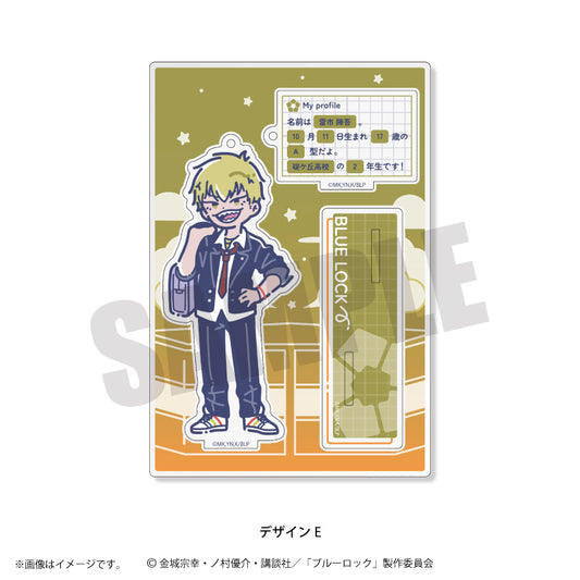 ブルーロック_第4弾 アクリルスタンドキーホルダー (全12種) E 雷市 陣吾