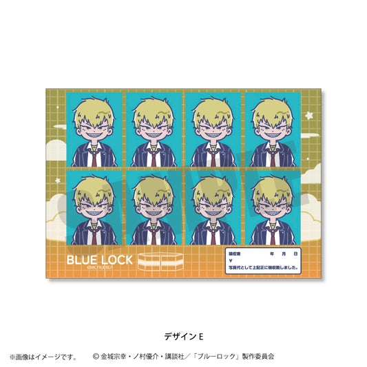 ブルーロック_第4弾 証明写真ステッカー(全12種) E 雷市 陣吾