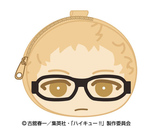 ハイキュー!!_おまんじゅうふかふかポーチ 3.月島蛍