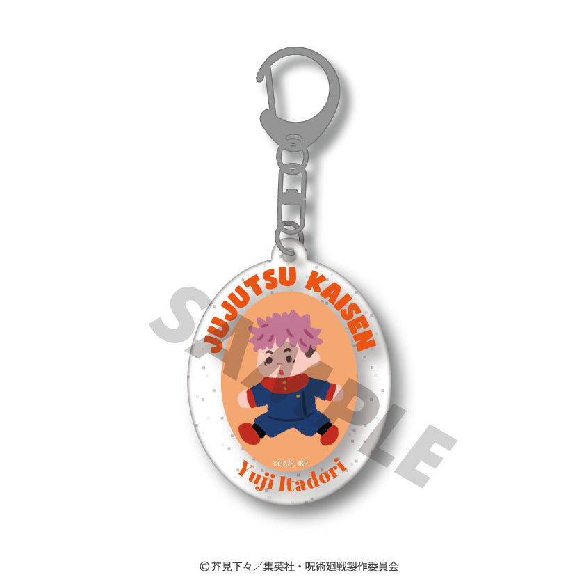 呪術廻戦_ ラメアクリルキーホルダー01.虎杖 悠仁